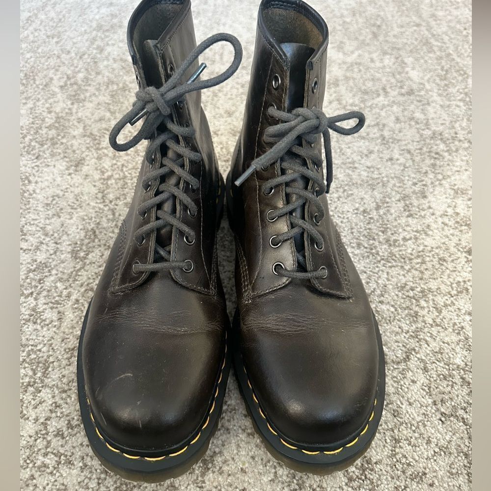 Dr. Marten’s Chocolate Brown Combat Boots 13